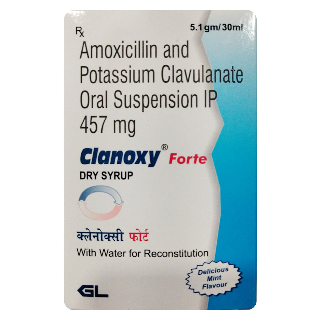 Clanoxy Forte Delicious Mint Flavour Dry Syrup 30 ml, Pack of 1 DRY SYRUP Clanoxy Forte Delicious Mint Flavour Dry Syrup 30 ml, Pack of 1 DRY SYRUP