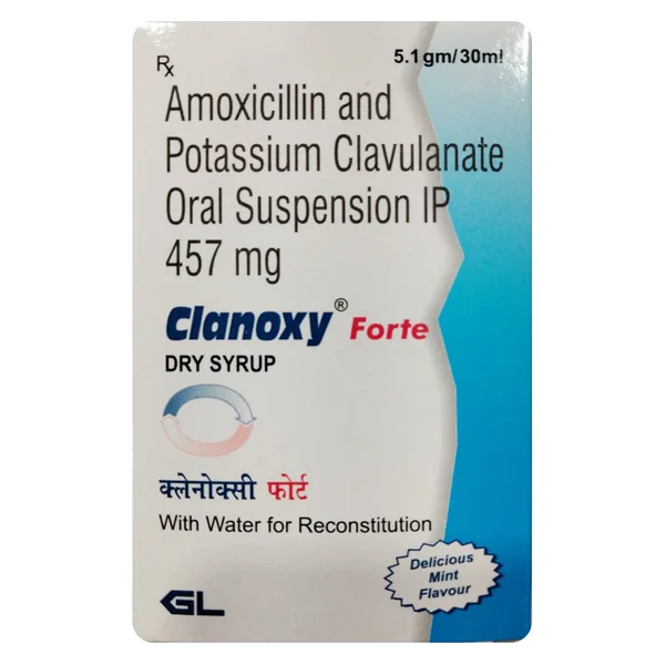 Clanoxy Forte Delicious Mint Flavour Dry Syrup 30 ml