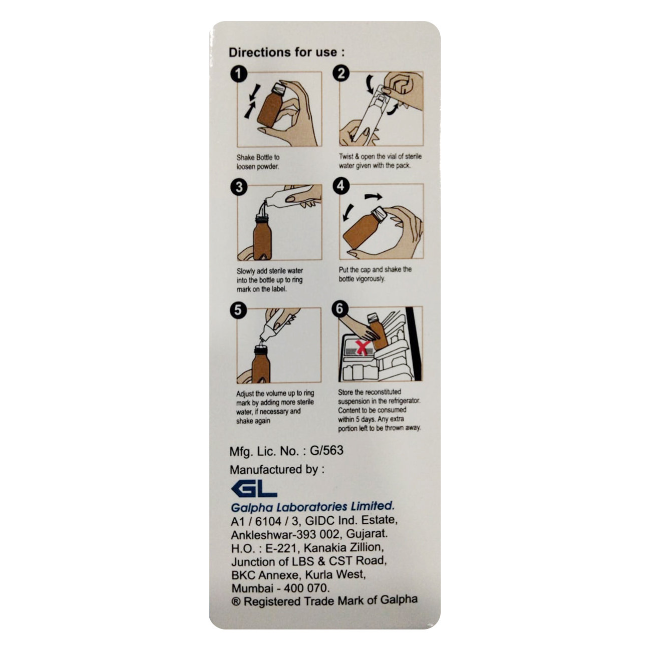 Clanoxy Forte Delicious Mint Flavour Dry Syrup 30 ml, Pack of 1 DRY SYRUP Clanoxy Forte Delicious Mint Flavour Dry Syrup 30 ml, Pack of 1 DRY SYRUP