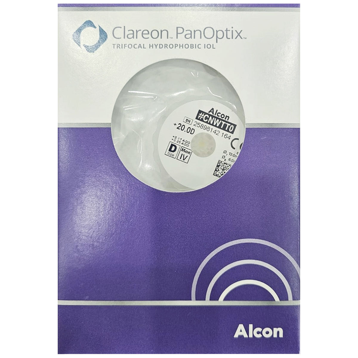 Buy CLAREON PANOPTIX MON IVD INTRAOCULAR LENS +20.0D CNWTT0(ALC) | 19 ...