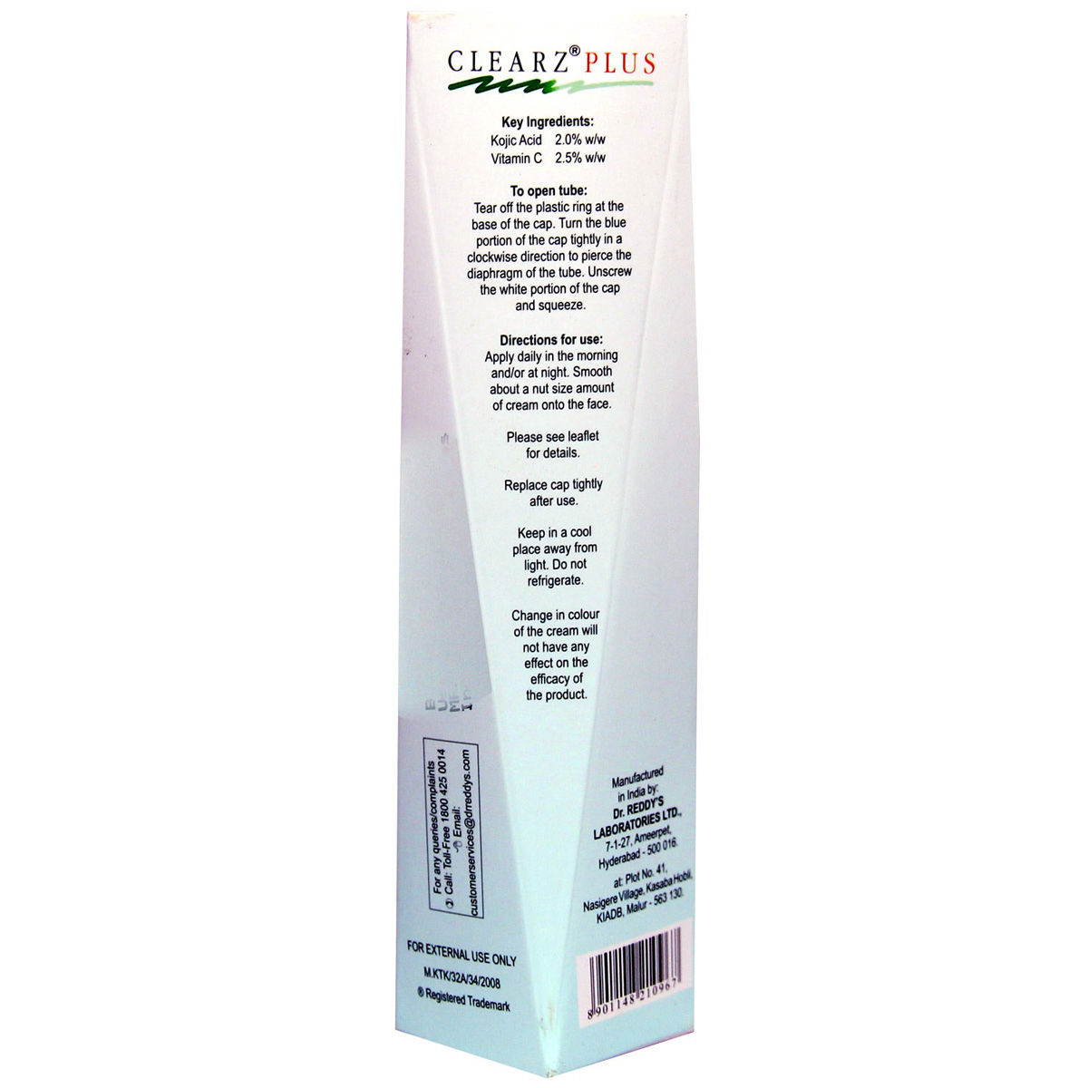 Buy Clearz Plus Cream 15 gm Online