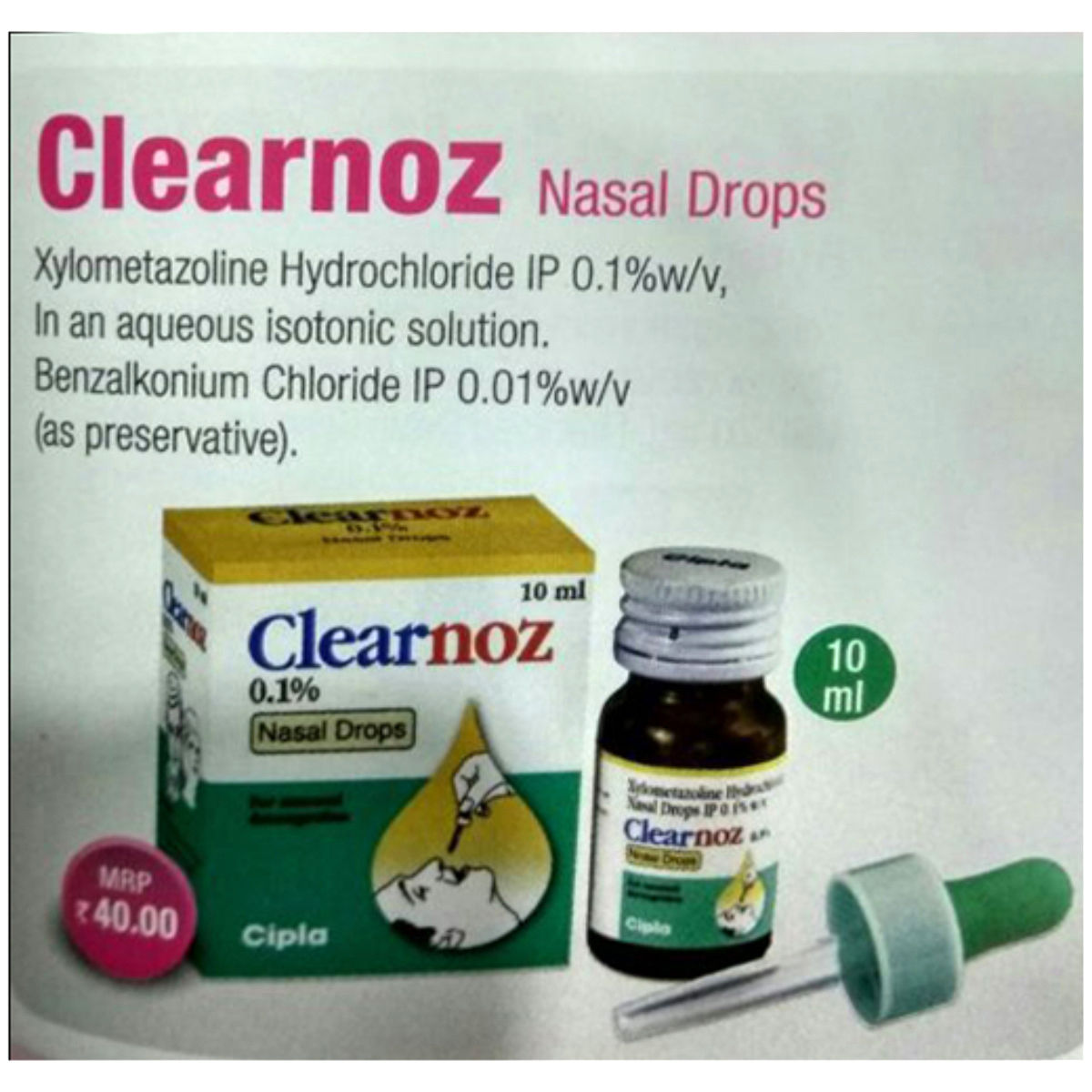 Buy Clearnoz Nasal Drops 10 ml Online