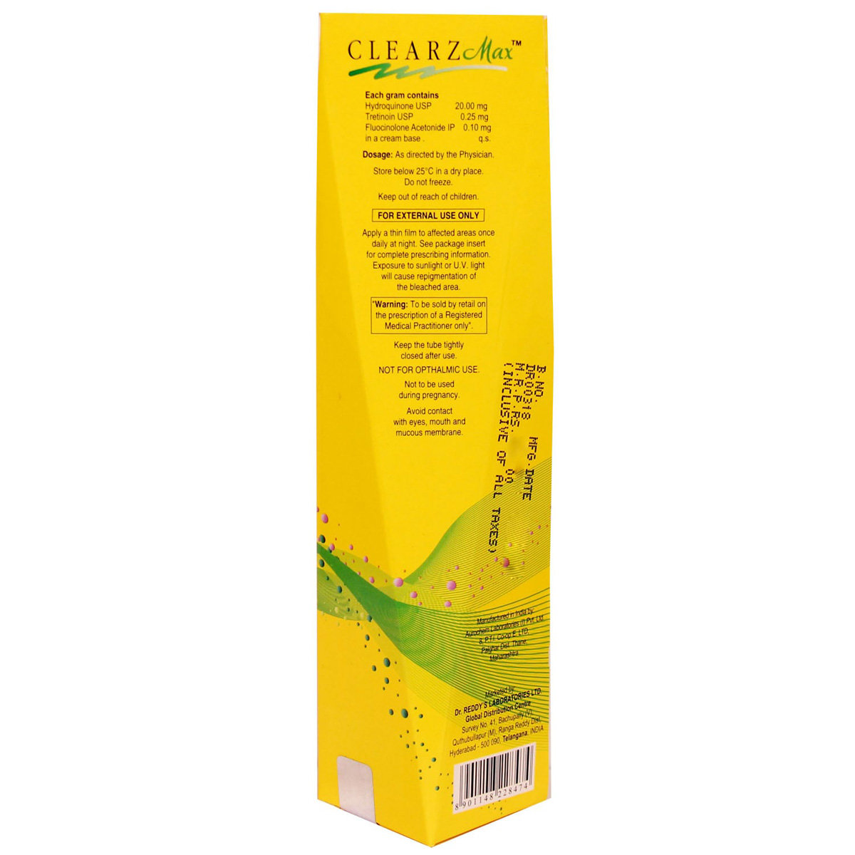 Clearz Max Cream 15 gm, Pack of 1 CREAM Clearz Max Cream 15 gm, Pack of 1 CREAM