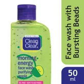 Clean &amp; Clear Morning Energy Purifying Apple Face Wash, 50 ml, Pack of 1