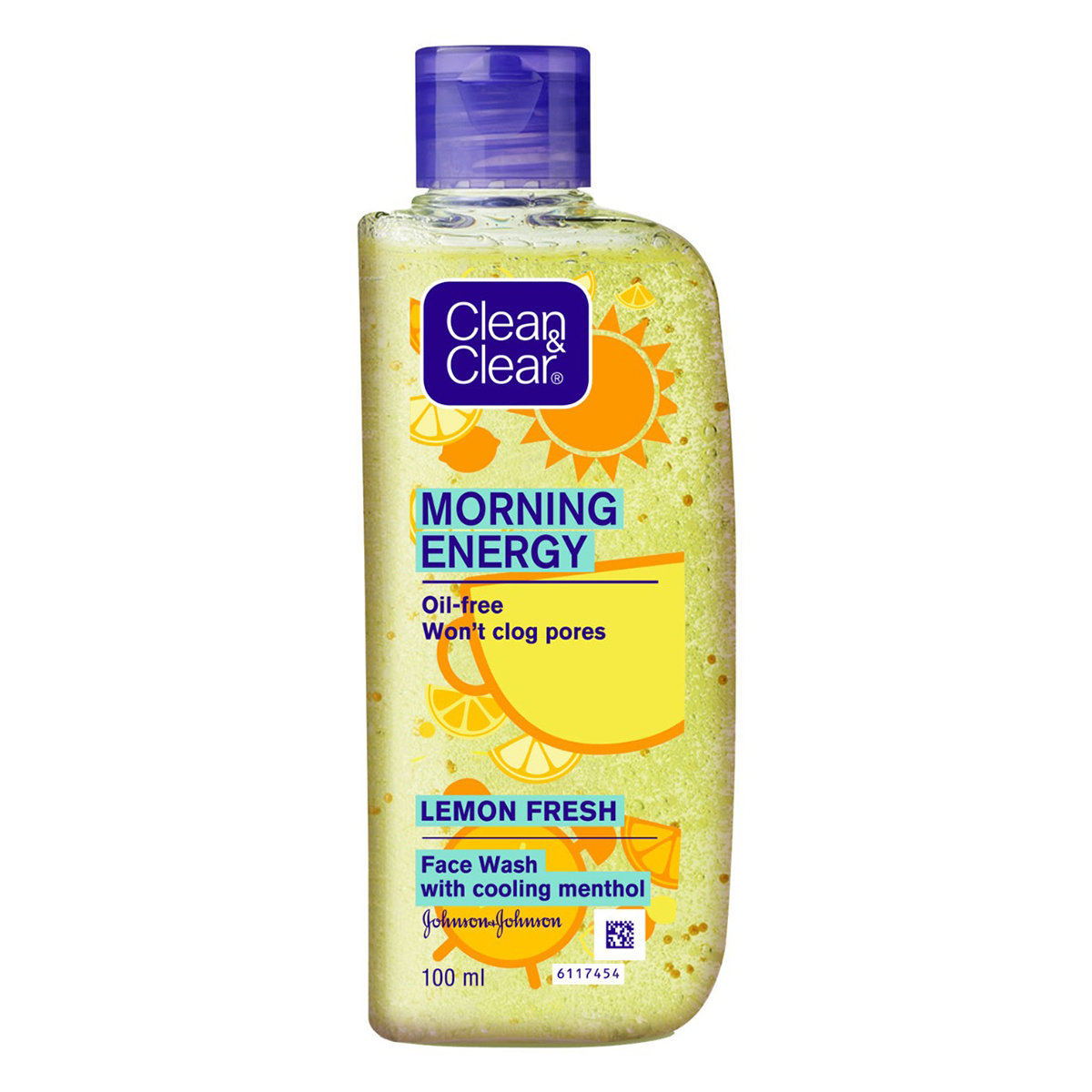 Clean & Clear Morning Energy Lemon Fresh Face Wash 100 ml| With Cooling Menthol | Removes Oil, Dead Cells | Keep Skin Clean & Fresh | Oil Free, Pack of 1 Clean & Clear Morning Energy Lemon Fresh Face Wash 100 ml| With Cooling Menthol | Removes Oil, Dead Cells | Keep Skin Clean & Fresh | Oil Free, Pack of 1