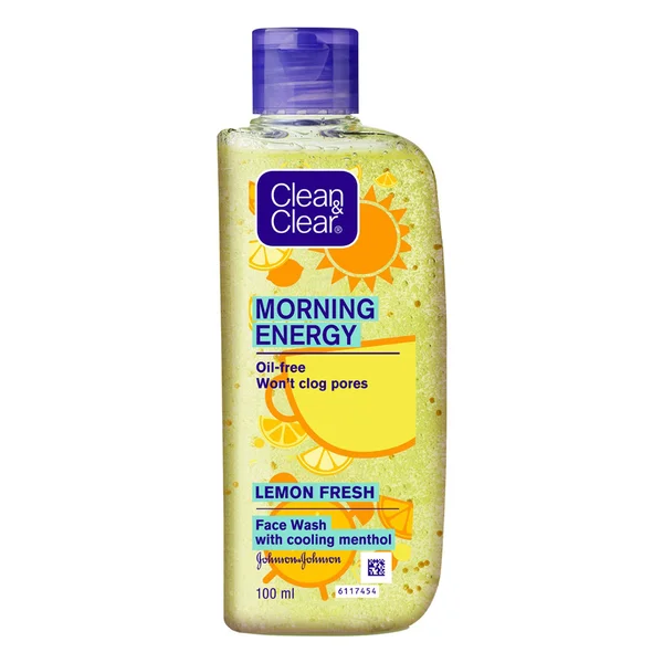 Clean &amp; Clear Morning Energy Lemon Fresh Face Wash 100 ml| With Cooling Menthol | Removes Oil, Dead Cells | Keep Skin Clean &amp; Fresh | Oil Free, Pack of 1