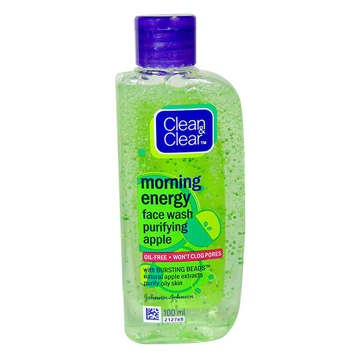 Buy Clean & Clear Morning Energy Purifying Apple Face Wash 100 ml | Natural Apple Extract | Purifies Oily Skin | Gives Clean, Clear & Beautiful Skin Online