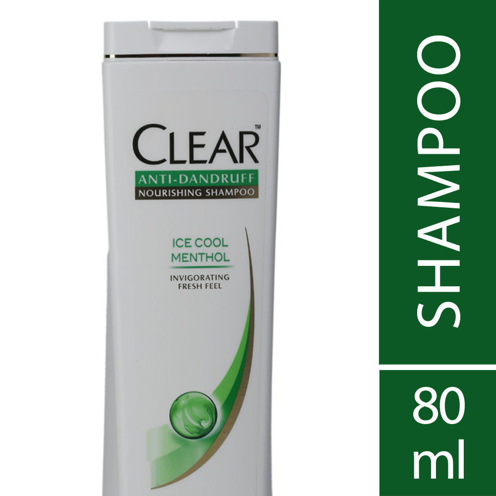 Clear Ice Cool Menthol Anti-Dandruff Shampoo, 80 ml, Pack of 1 Clear Ice Cool Menthol Anti-Dandruff Shampoo, 80 ml, Pack of 1
