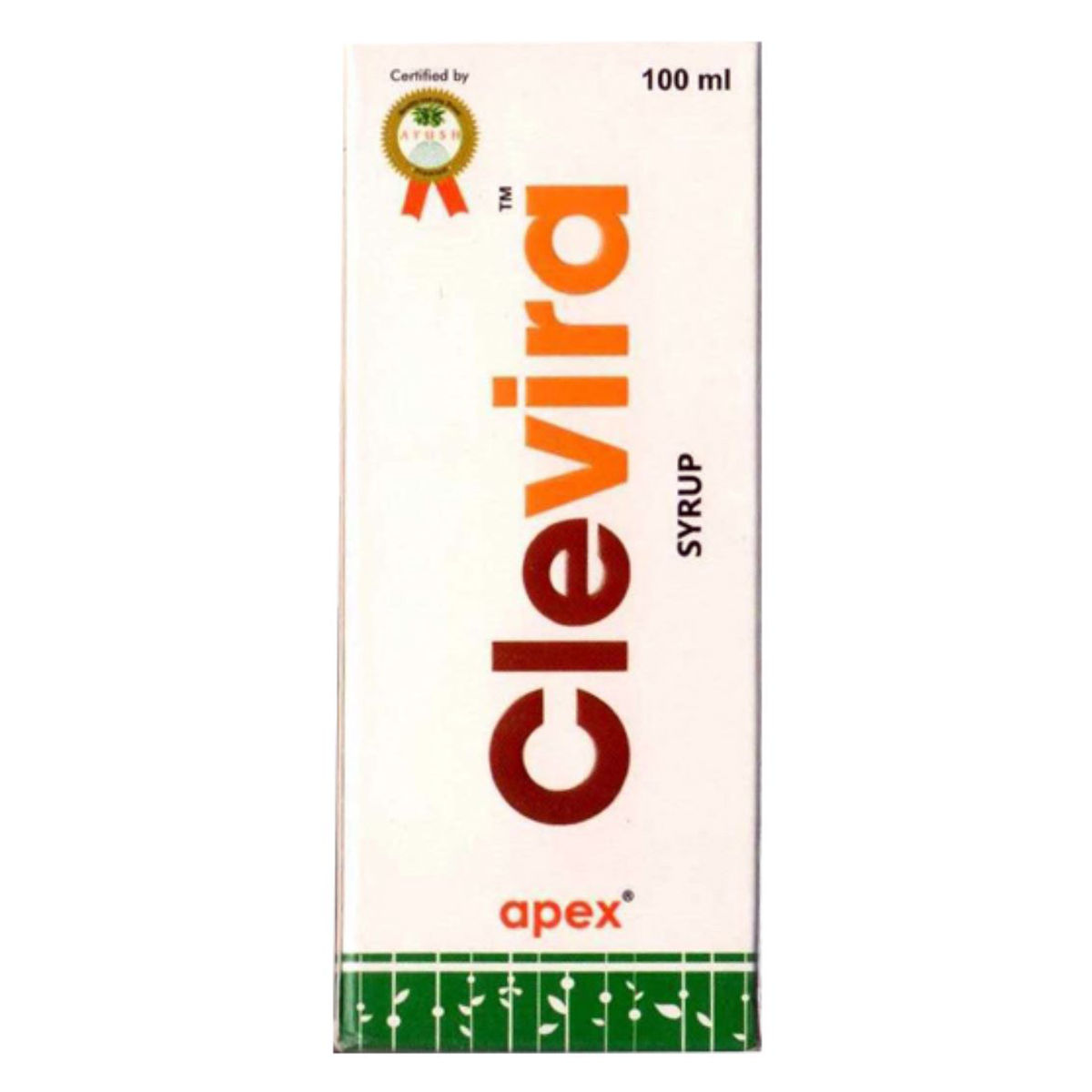 Buy Apex Clevira Syrup, 100 ml Online
