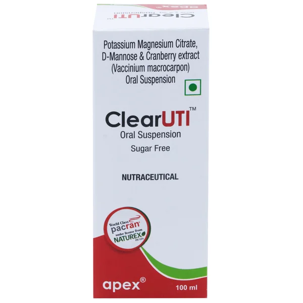 Clear UTI Sugar Free Oral Suspension 100 ml
