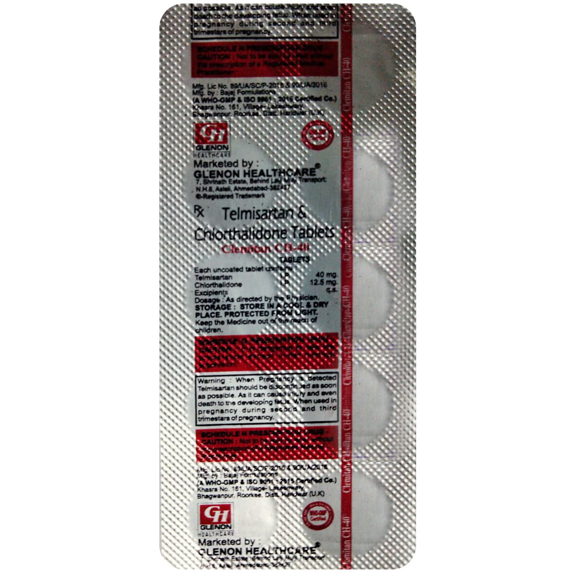 Clemitan CH-40 Tablet 10's, Pack of 10 TabletS Clemitan CH-40 Tablet 10's, Pack of 10 TabletS