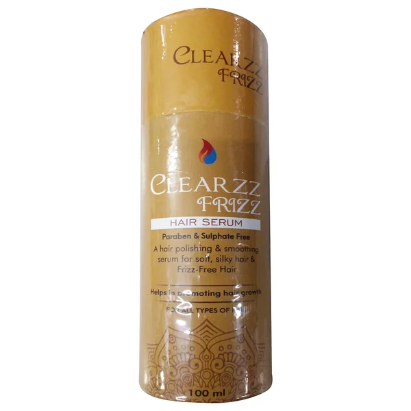 Clearzz Frizz Hair Serum, 100 ml