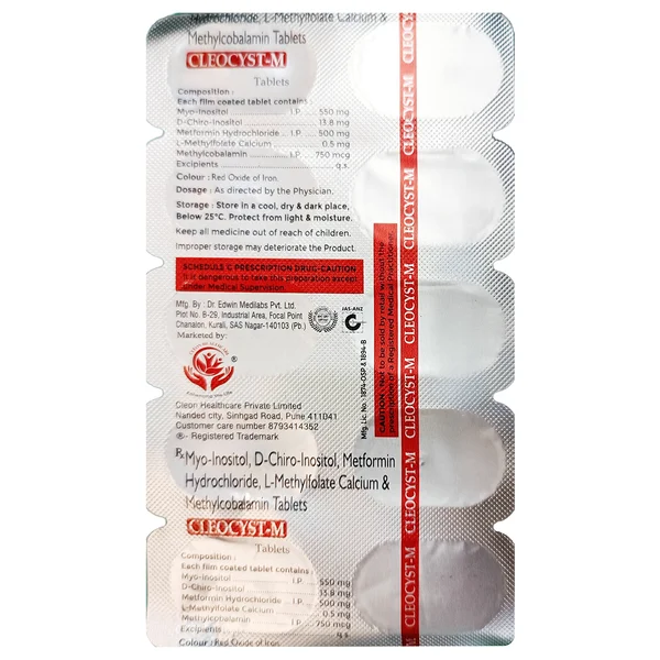 Cleocyst-M Tablet 10's, Pack of 10