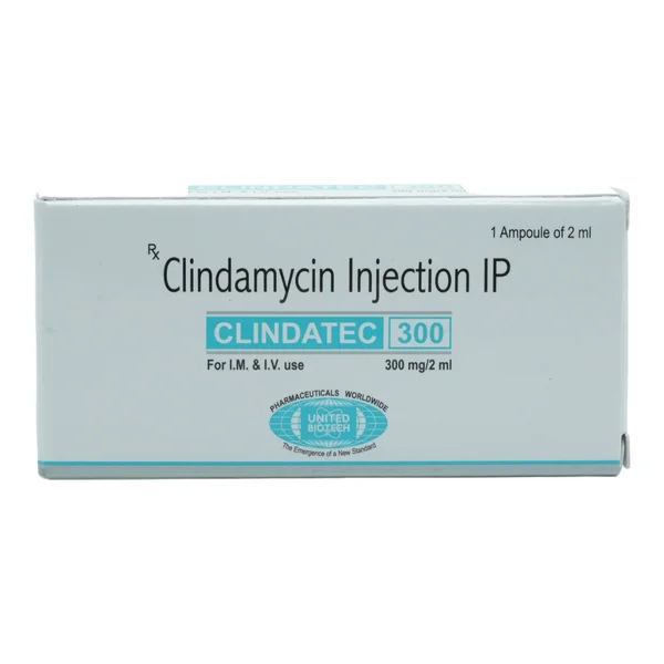 CLINDATEC 300MG INJECTION 2ML, Pack of 1 Injection
