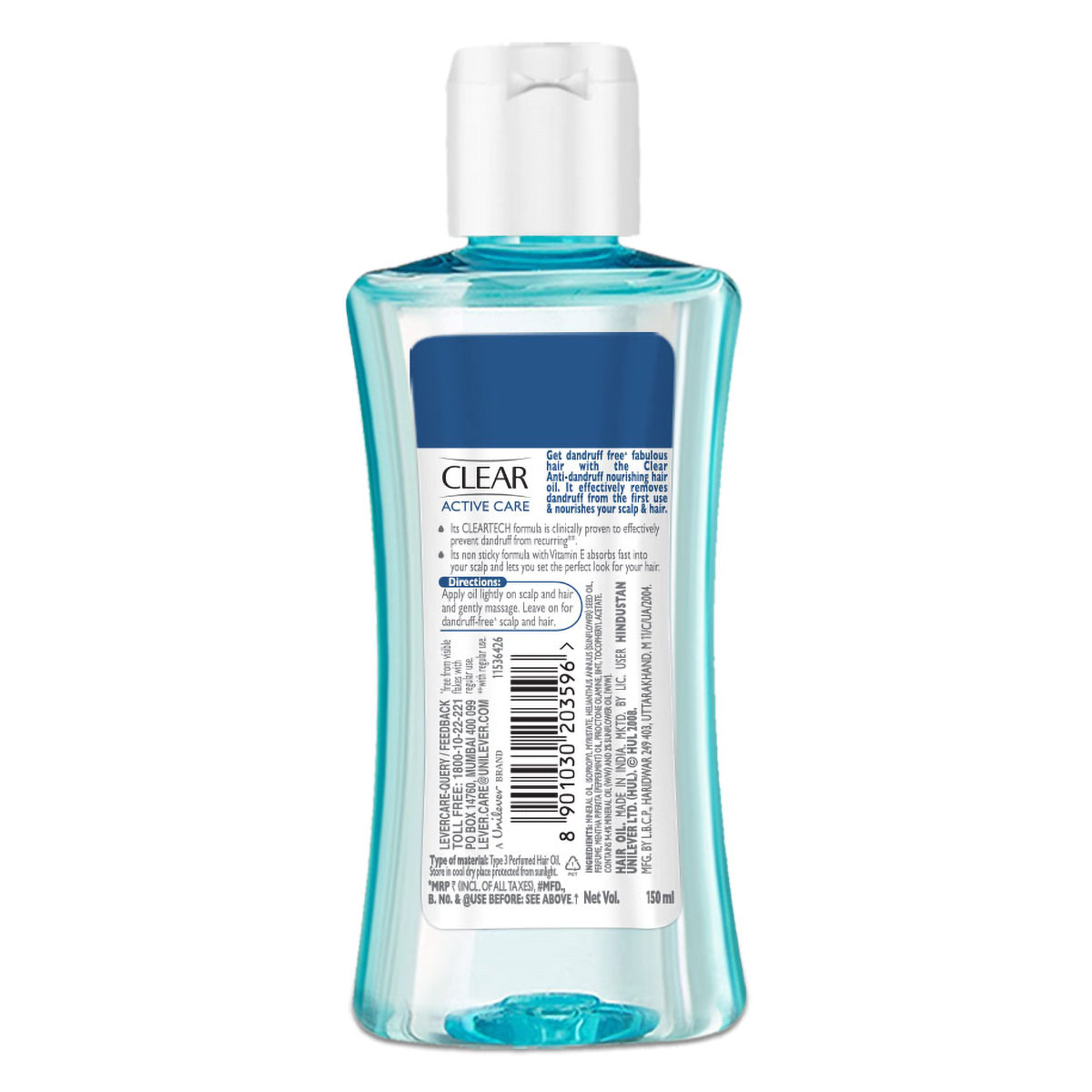 Clear Active Care Anti-Dandruff Hair Oil, 150 ml, Pack of 1 Clear Active Care Anti-Dandruff Hair Oil, 150 ml, Pack of 1