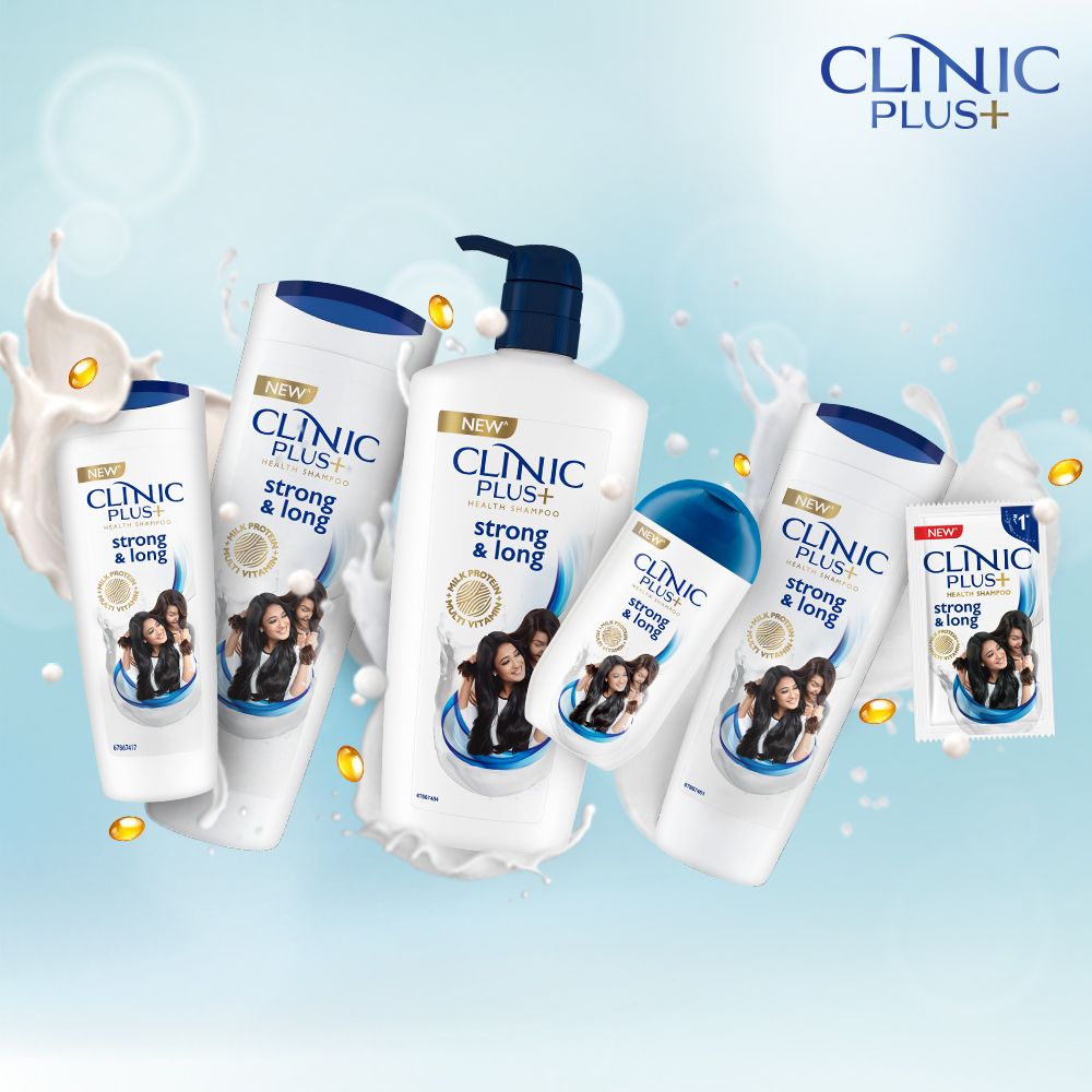 Clinic Plus Strong & Long Health Shampoo, 355 ml, Pack of 1 Clinic Plus Strong & Long Health Shampoo, 355 ml, Pack of 1