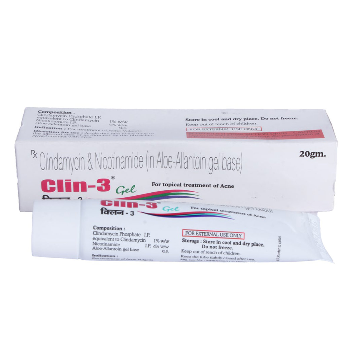 Clin-3 Gel 20 gm, Pack of 1 Gel Clin-3 Gel 20 gm, Pack of 1 Gel