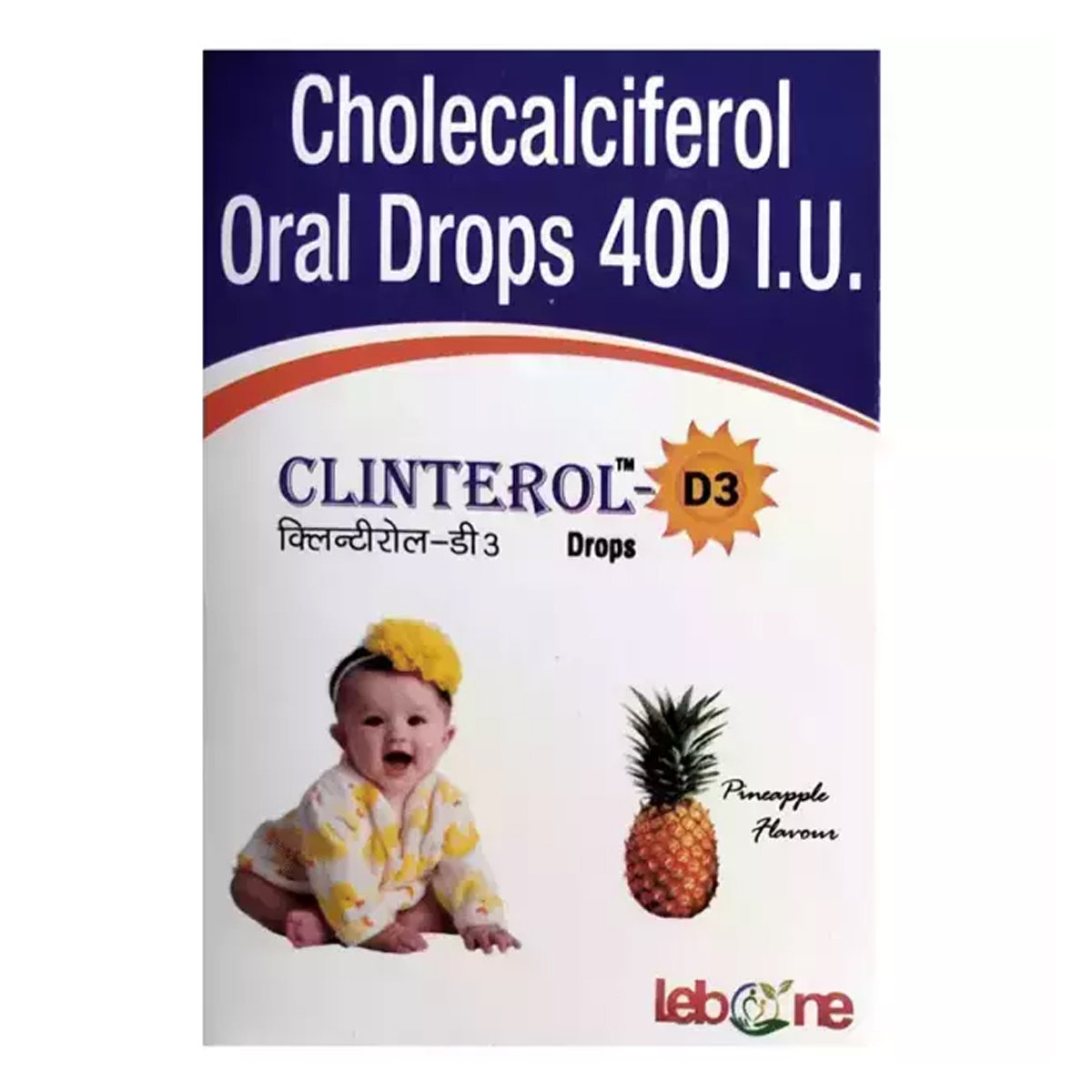 Clinterol-D3 Pineapple Drops 30 ml, Pack of 1 Clinterol-D3 Pineapple Drops 30 ml, Pack of 1
