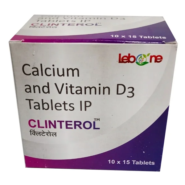 Clinterol 250 mg/1000 mg Tablet 15's, Pack of 15