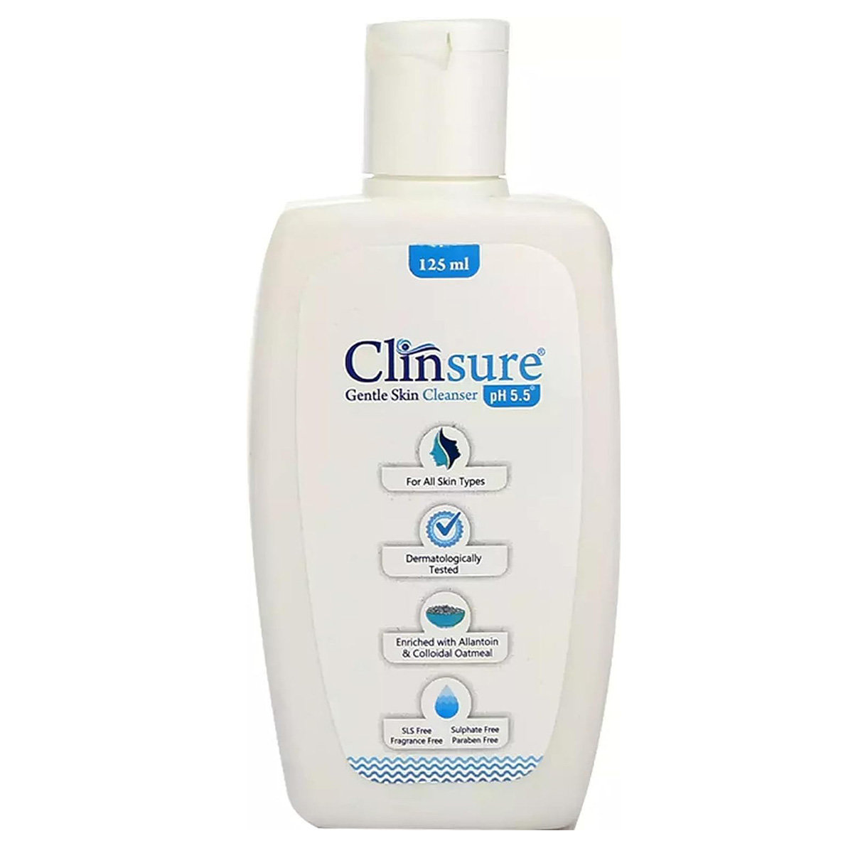 Clinsure Gentle Skin Cleanser 125 ml, Pack of 1 Clinsure Gentle Skin Cleanser 125 ml, Pack of 1