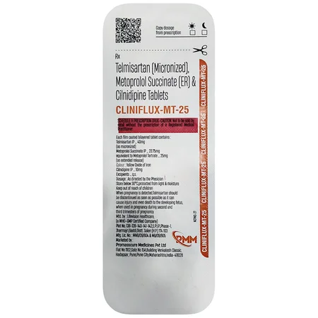 Cliniflux-MT-25 Tablet 10's
