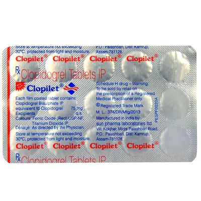 Clopilet Tablet का उपयोग, फायदे ,साइड इफेक्ट,कीमत in Hindi | अपोलो फार्मेसी