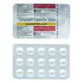 Clonotril-0.25 Tablet 15's, Pack of 15 TABLETS