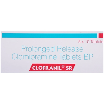 Clofranil SR Tablet 10's, Pack of 10 TABLETS