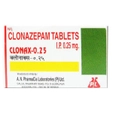 Clonax 0.25 mg Tablet 10's