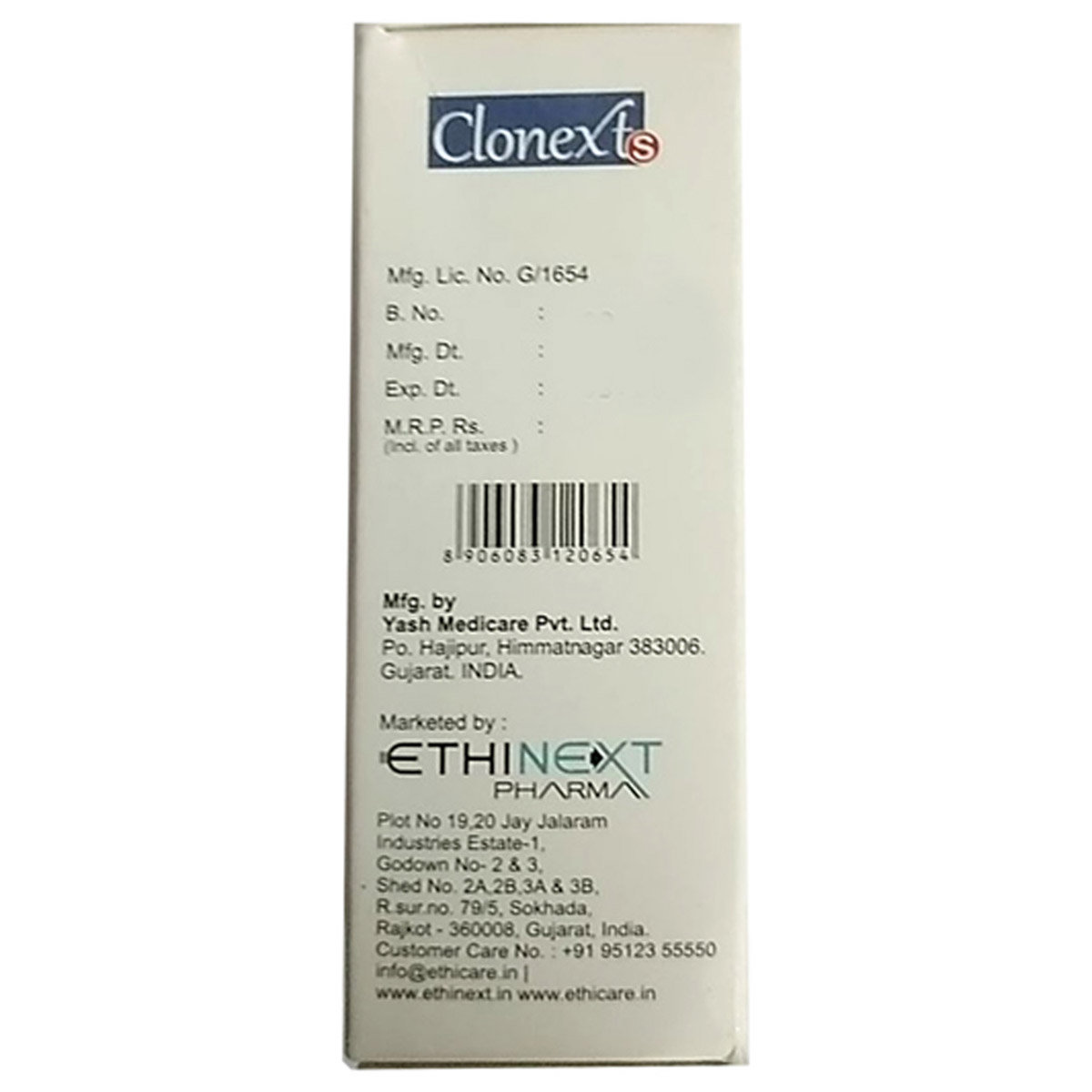 Clonext S Lotion 30 ml, Pack of 1 LOTION Clonext S Lotion 30 ml, Pack of 1 LOTION