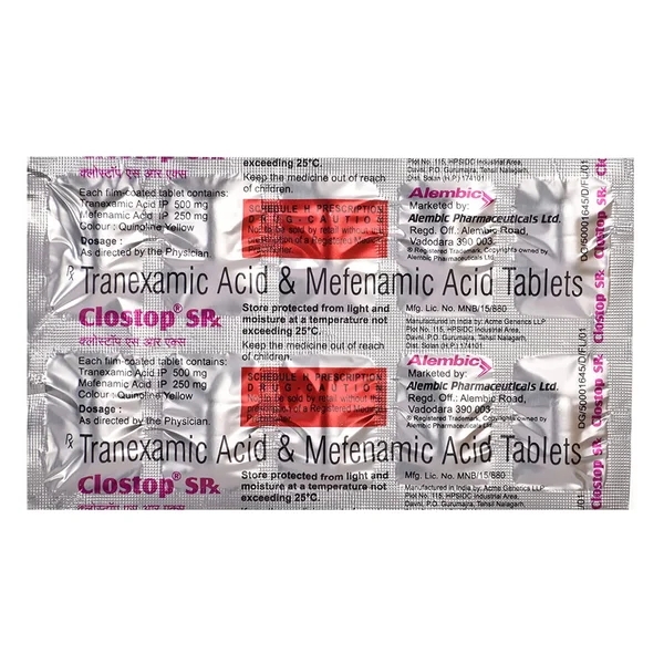 Clostop SRx Tablet 10's, Pack of 10 TabletS