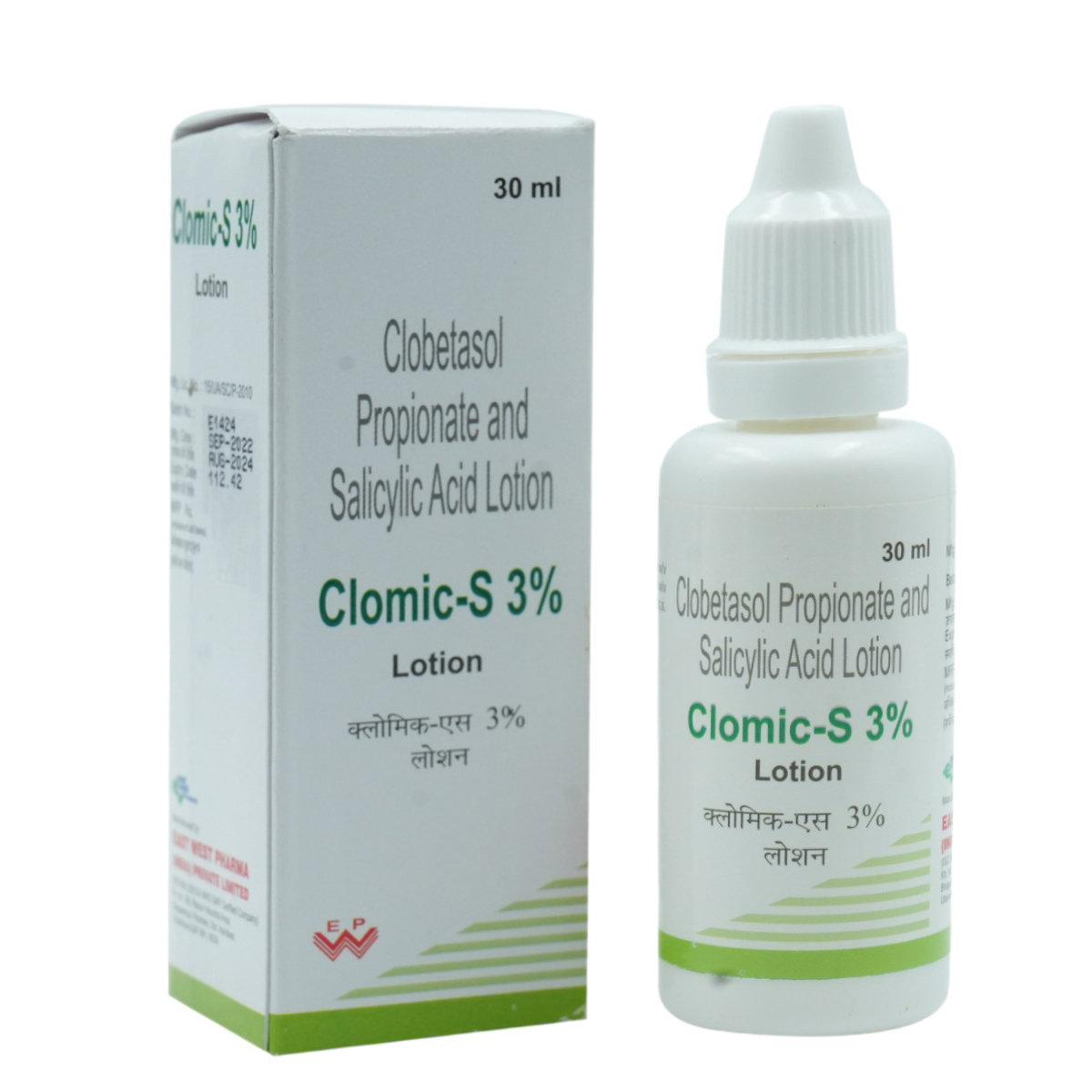 Clomic-S 3% Lotion 30 ml, Pack of 1 Clomic-S 3% Lotion 30 ml, Pack of 1
