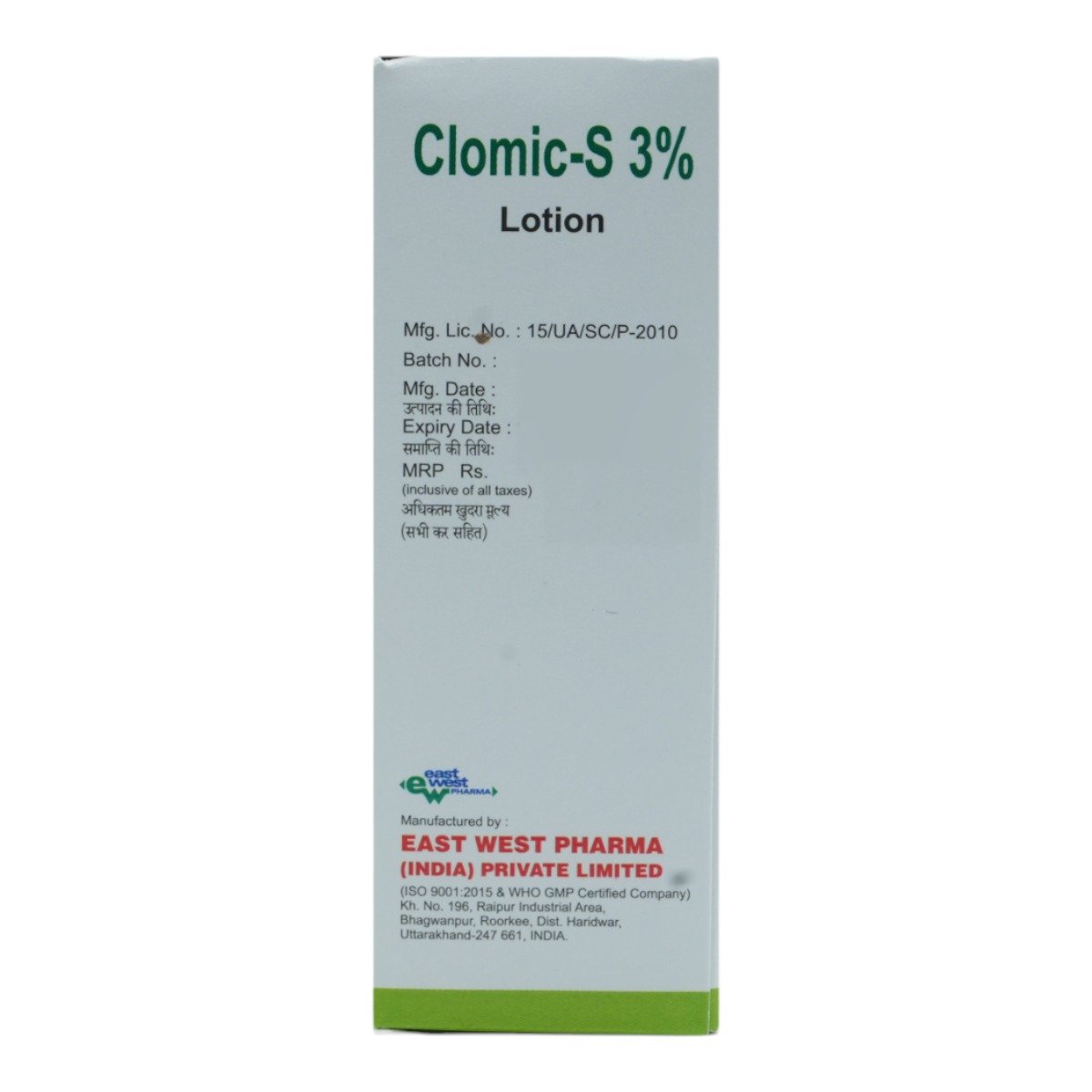 Clomic-S 3% Lotion 30 ml, Pack of 1 Clomic-S 3% Lotion 30 ml, Pack of 1