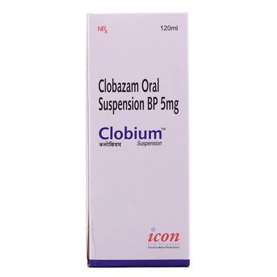 Clobium 5 mg Suspension 120 ml, Pack of 1 Suspension