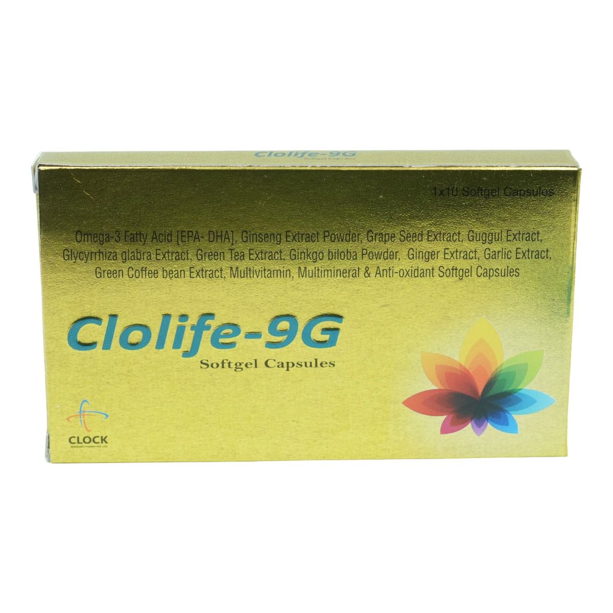 Clolife9G Softgel Capsule 10's Price, Uses, Side Effects, Composition