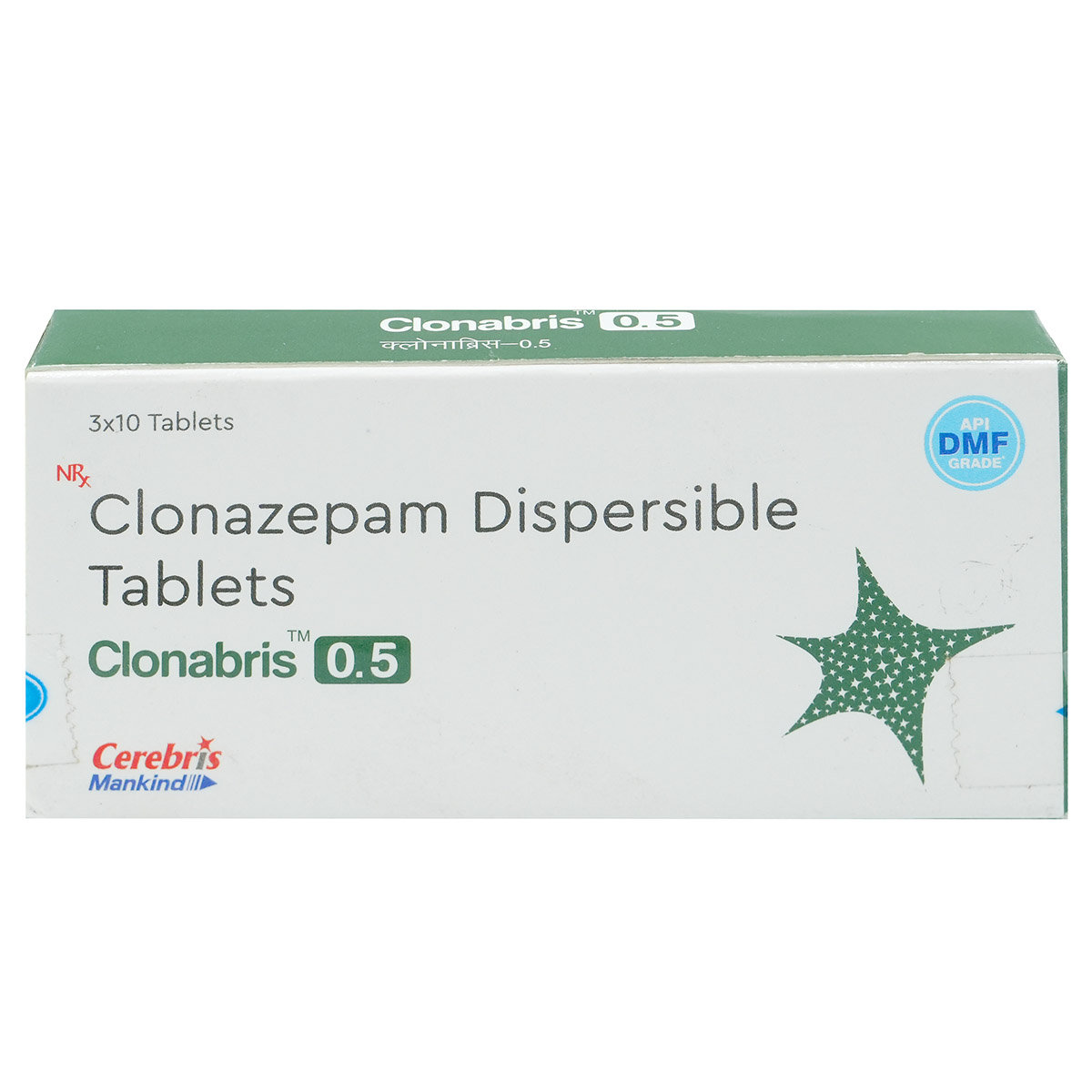 Clonabris 0.5 Tab 10'S, Pack of 10 TABLETS Clonabris 0.5 Tab 10'S, Pack of 10 TABLETS