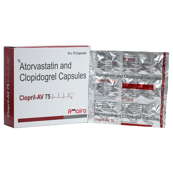 Clopril-AV 75 Capsule 10's