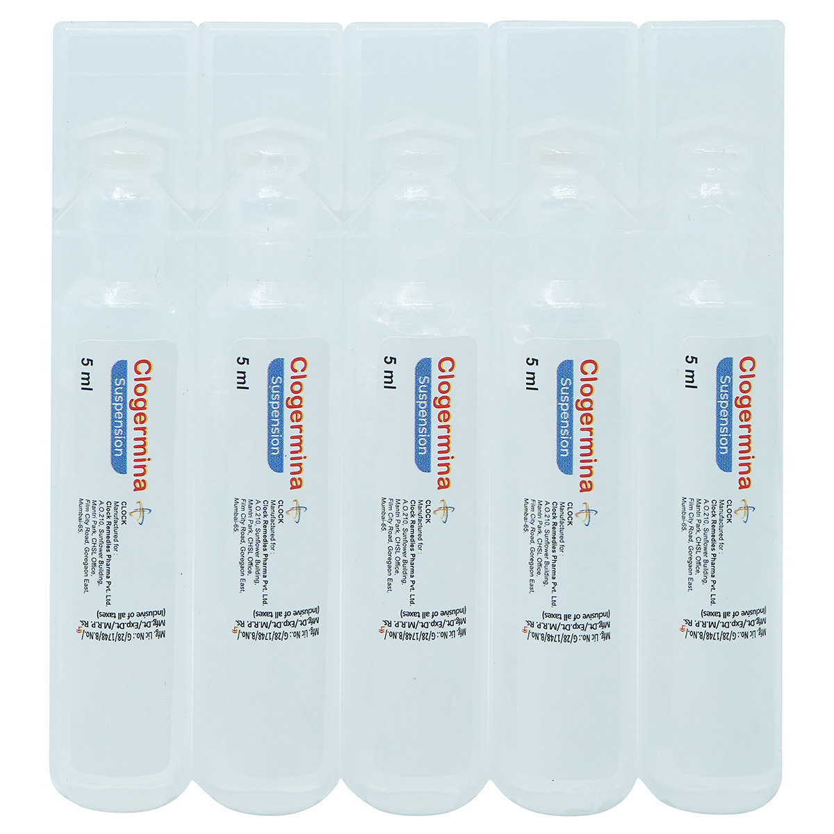 Clogermina Oral Suspension 5 ml, Pack of 1 Suspension Clogermina Oral Suspension 5 ml, Pack of 1 Suspension