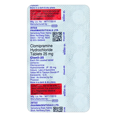 Clonil-25 Tablet 15's, Pack of 15 TABLETS