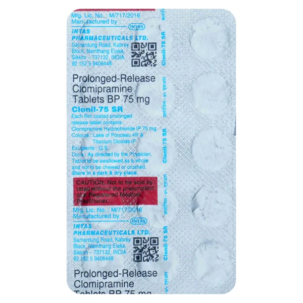 Clonil-75 SR Tablet 15's