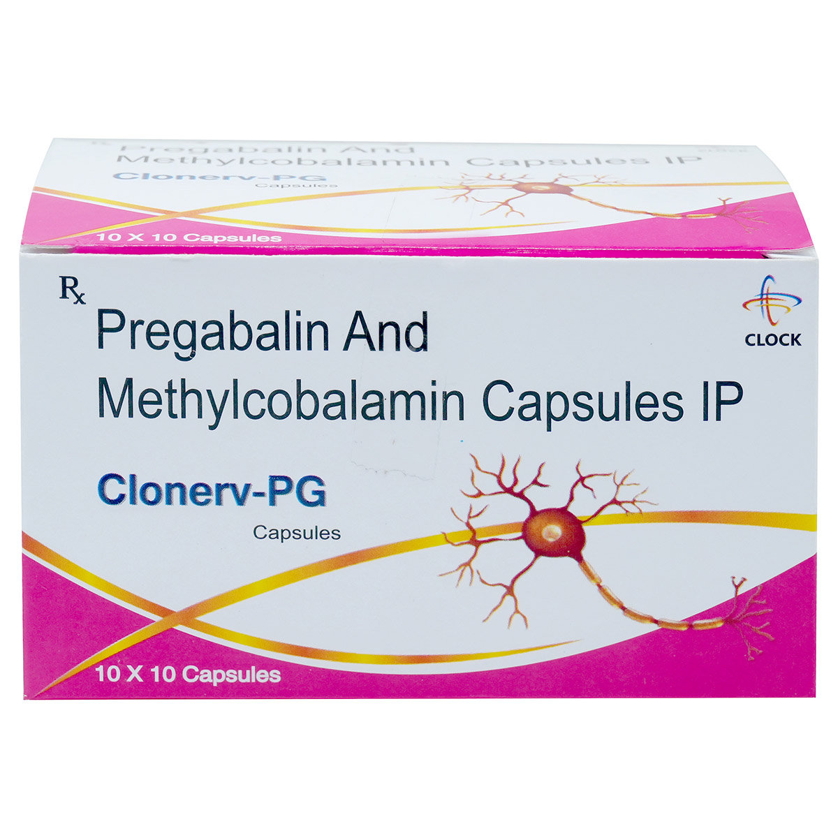 Clonerv-PG Capsule 10's, Pack of 10 CapsuleS Clonerv-PG Capsule 10's, Pack of 10 CapsuleS