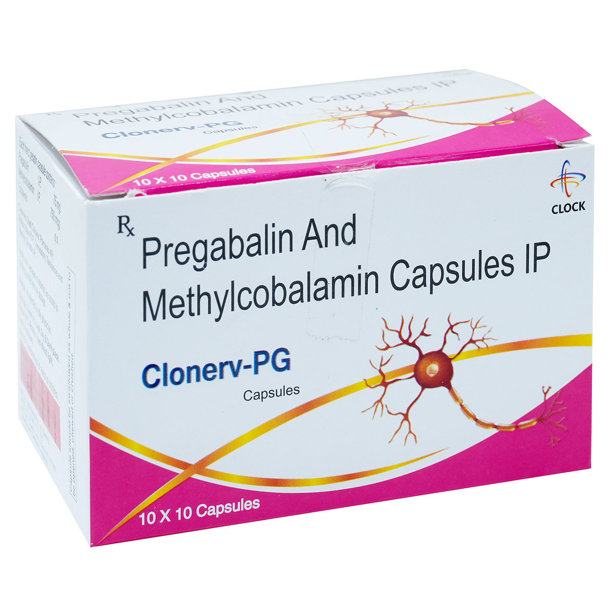 Clonerv-PG Capsule 10's, Pack of 10 CapsuleS Clonerv-PG Capsule 10's, Pack of 10 CapsuleS