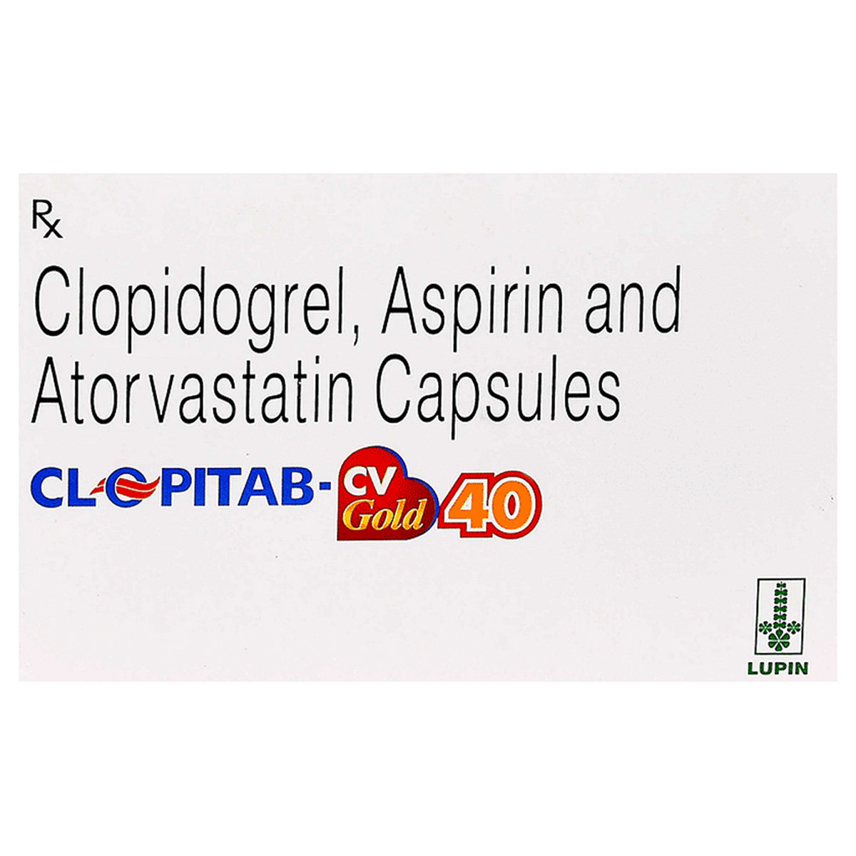 Clopitab-CV Gold 40 Capsule 10's, Pack of 10 CapsuleS Clopitab-CV Gold 40 Capsule 10's, Pack of 10 CapsuleS