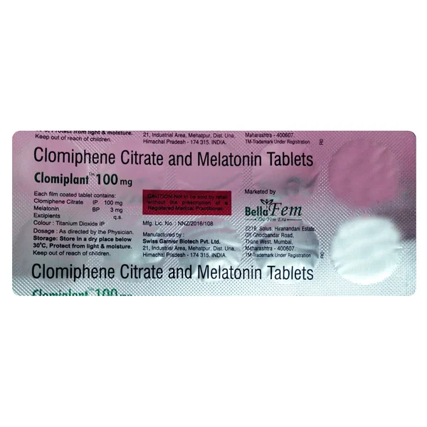 Clomiplant 100 mg Tablet 5's, Pack of 5