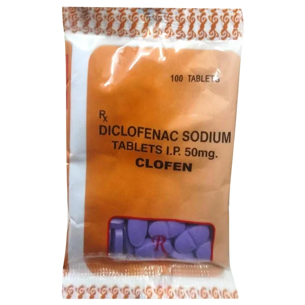 Clofen 50 mg Tablet 100's