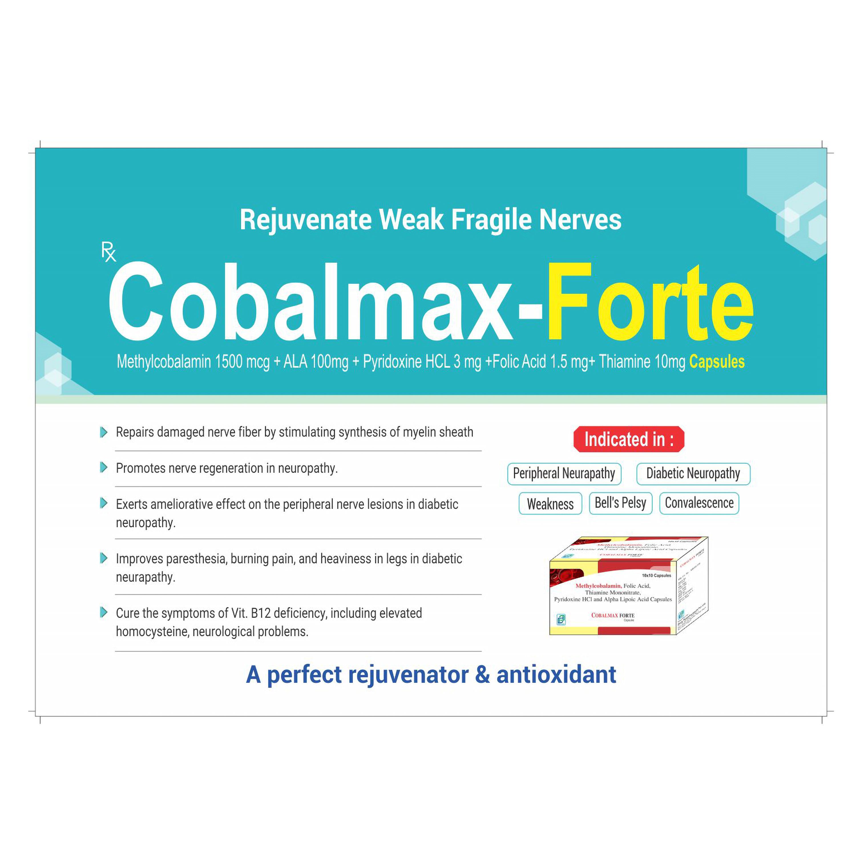 Cobalmax Forte Capsule 10's, Pack of 10 Cobalmax Forte Capsule 10's, Pack of 10