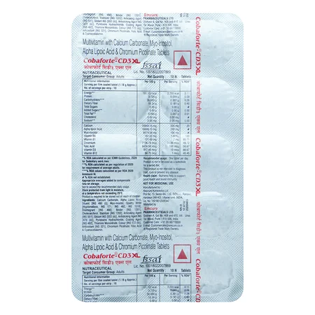Cobaforte-CD3 XL Tablet 10's