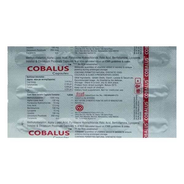 Cobalus Capsule 10's