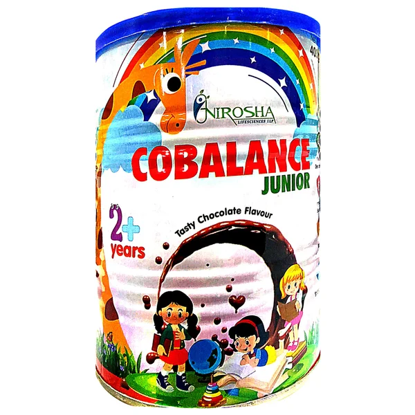 Cobalance Junior Tasty Chocolate Flavour 2+Yrs Powder,  400 gm Tin