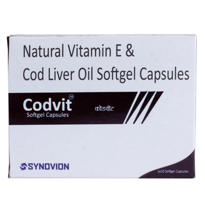 Codvit Softgel Capsule 10's, Pack of 10